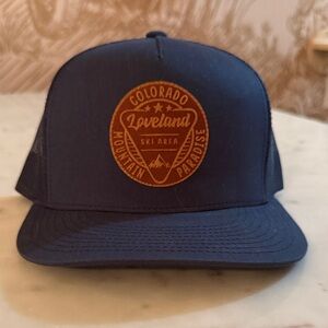 Loveland Colorado Navy Trucker Hat
